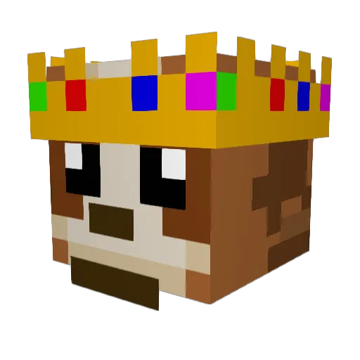 OakMeerkat2411 Minecraft avatar head, 3D render