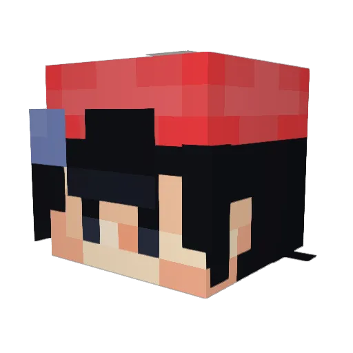 OakMouse3868285 Minecraft avatar head, 3D render