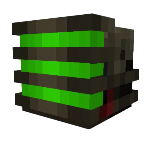 OakZaZa2411 Minecraft avatar head, 3D render