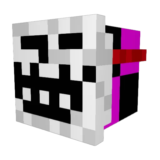 Oakallz Minecraft avatar head, 3D render