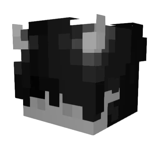 OakenApple Minecraft avatar head, 3D render