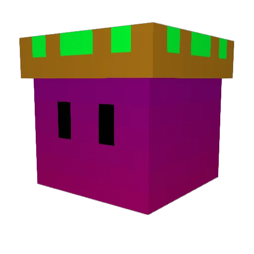 OakenPants9512 Minecraft avatar head, 3D render