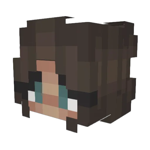 Oakeystar56 Minecraft avatar head, 3D render