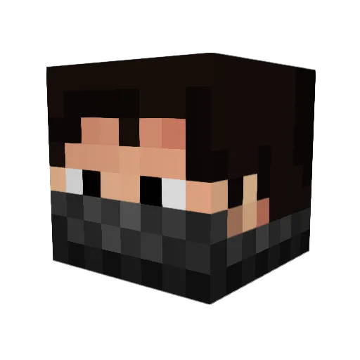 OakhurstFez Minecraft avatar head, 3D render