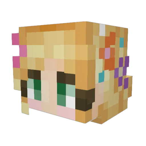 Oakley__ Minecraft avatar head, 3D render