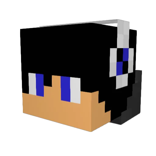 Oaktrees1 Minecraft avatar head, 3D render