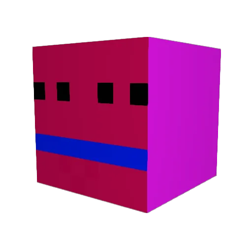 Oakydoaky3 Minecraft avatar head, 3D render