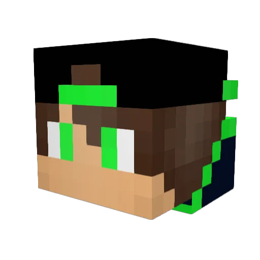 Oalles_Kloar Minecraft avatar head, 3D render