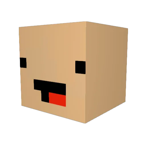 OaschIex Minecraft avatar head, 3D render