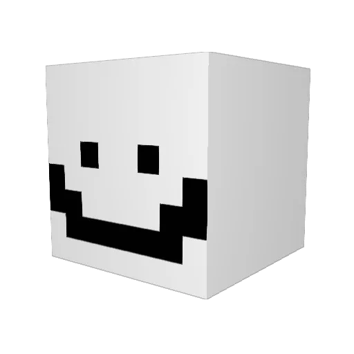 Oasis182 Minecraft avatar head, 3D render