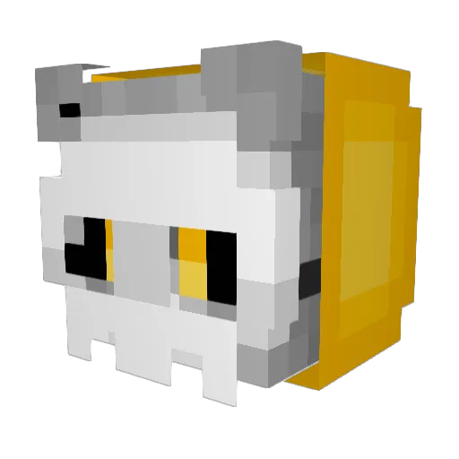 OasisHD Minecraft avatar head, 3D render