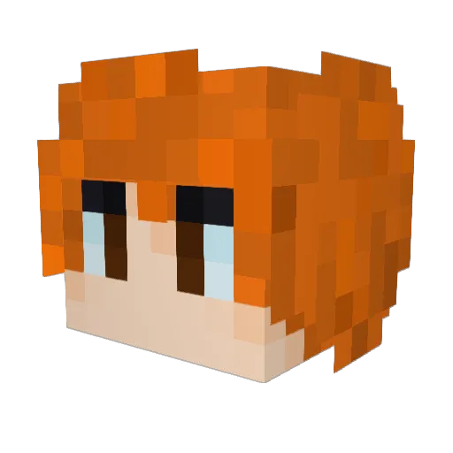 Oasis_de_ira Minecraft avatar head, 3D render