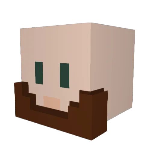 OasthSinz Minecraft avatar head, 3D render