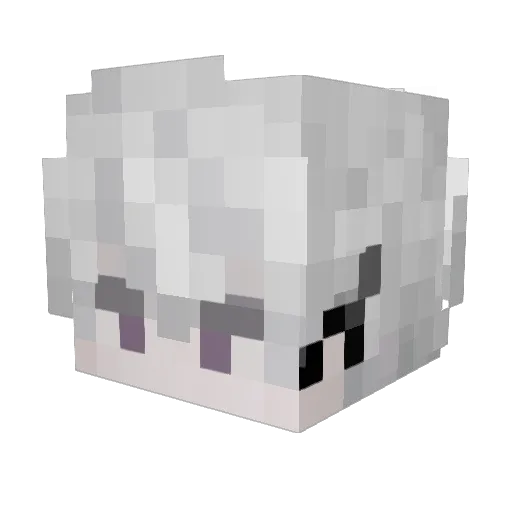 OatHost Minecraft avatar head, 3D render