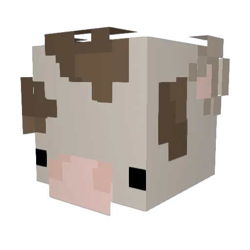 OatM1lch Minecraft avatar head, 3D render