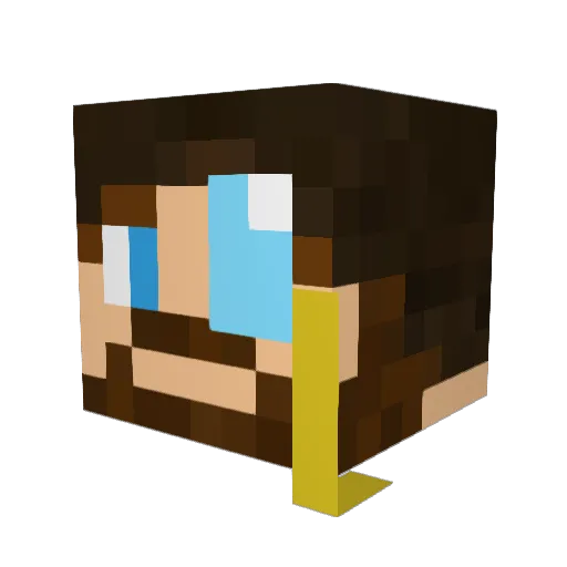 OathAlliance Minecraft avatar head, 3D render