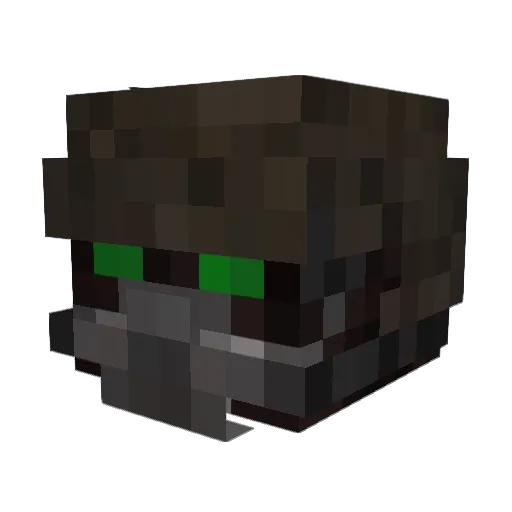 Oathko Minecraft avatar head, 3D render