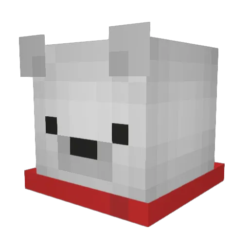 ObEd_Cx Minecraft avatar head, 3D render