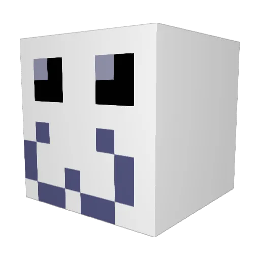 ObamaGaming_Real Minecraft avatar head, 3D render
