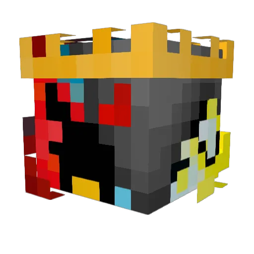 ObamaGrem Minecraft avatar head, 3D render