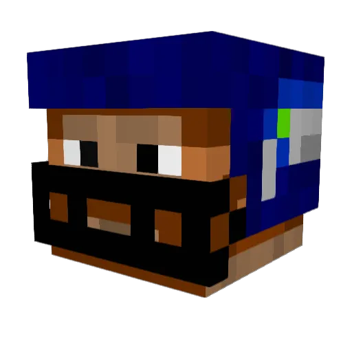 ObamaTouchedMe Minecraft avatar head, 3D render