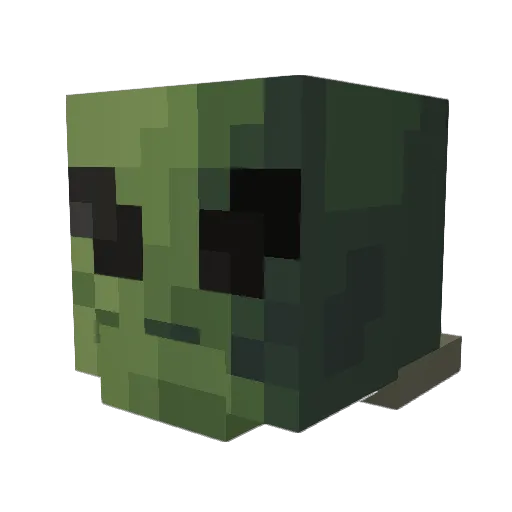 ObamaXXX Minecraft avatar head, 3D render