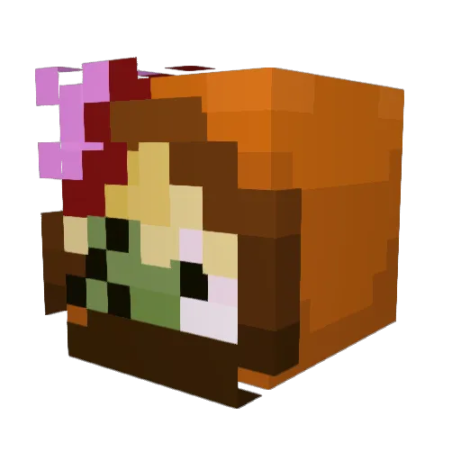 Obama_BinBallin Minecraft avatar head, 3D render