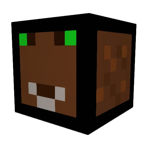 Obamango Minecraft avatar head, 3D render