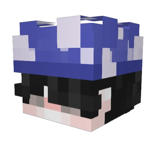 ObamasRightShoe Minecraft avatar head, 3D render