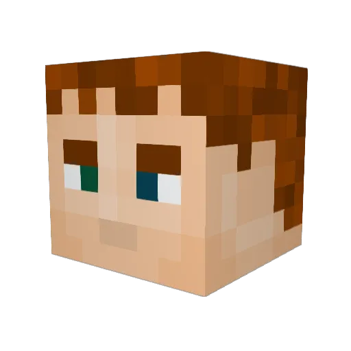 Obamathickasf Minecraft avatar head, 3D render
