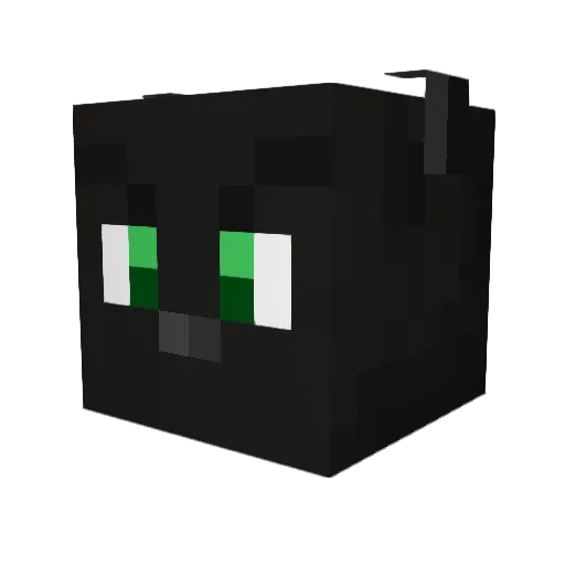 Obanik Minecraft avatar head, 3D render