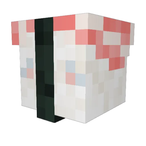Obbi1 Minecraft avatar head, 3D render