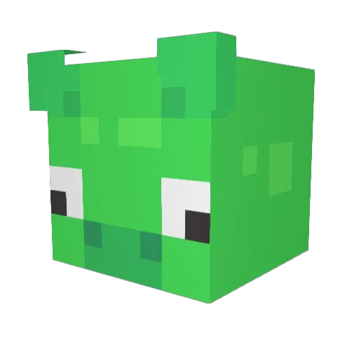 Obe0 Minecraft avatar head, 3D render