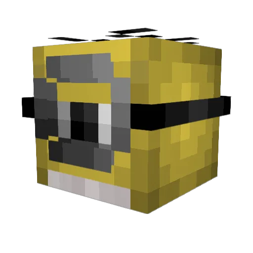 ObeYNinJAx Minecraft avatar head, 3D render