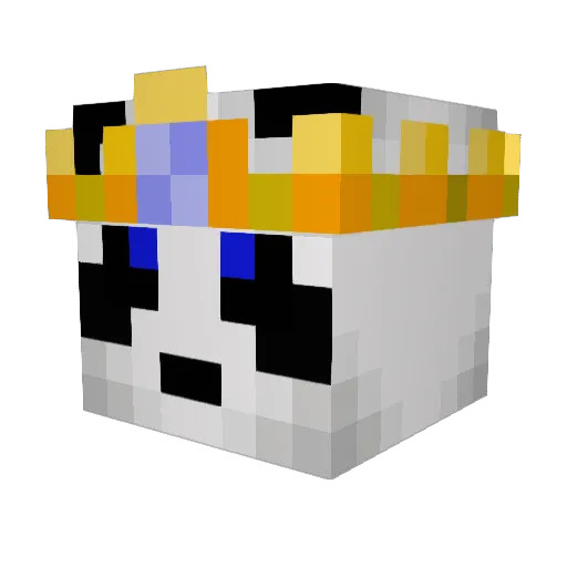 Obelix_10 Minecraft avatar head, 3D render