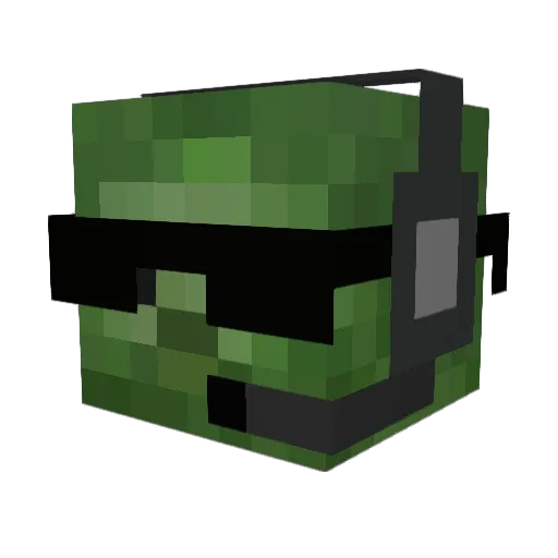 ObenOW Minecraft avatar head, 3D render