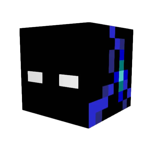 Oberai Minecraft avatar head, 3D render