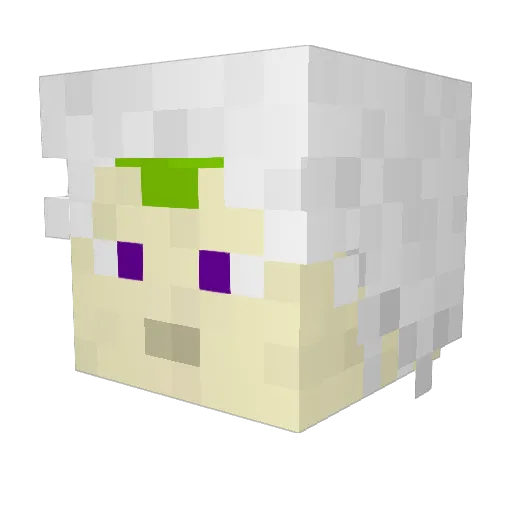 Oberic Minecraft avatar head, 3D render
