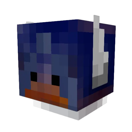 Oberrison Minecraft avatar head, 3D render