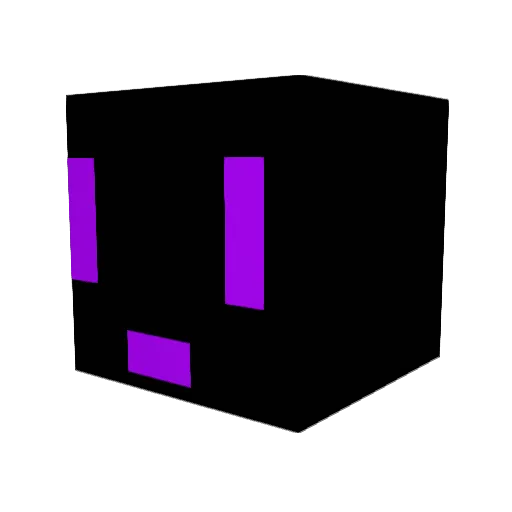 Oberserk Minecraft avatar head, 3D render