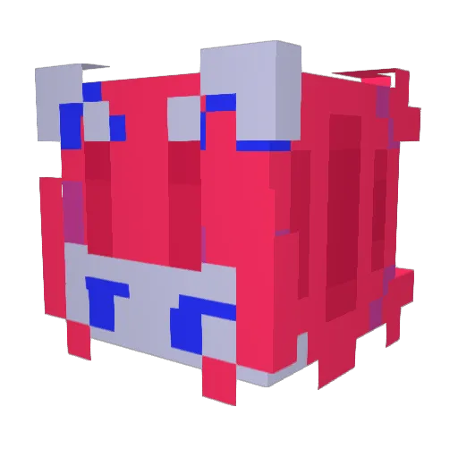 ObeseKitties Minecraft avatar head, 3D render