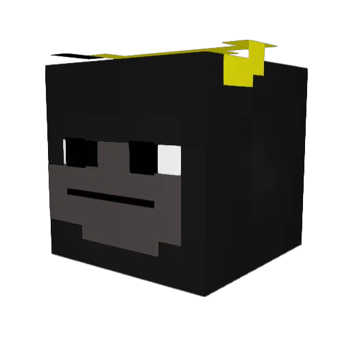 Obese_Ape Minecraft avatar head, 3D render