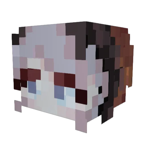 ObessiveStalker Minecraft avatar head, 3D render