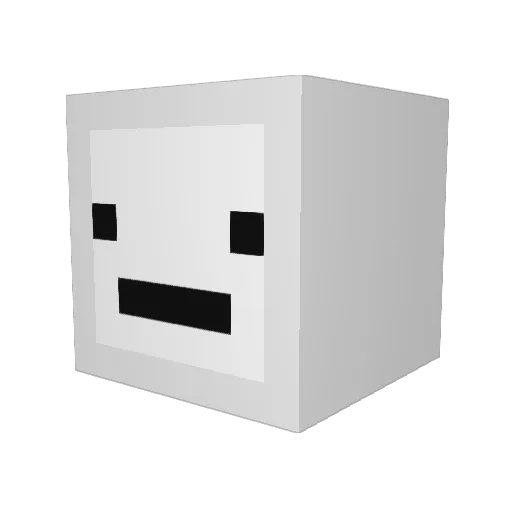 ObeyPrime Minecraft avatar head, 3D render