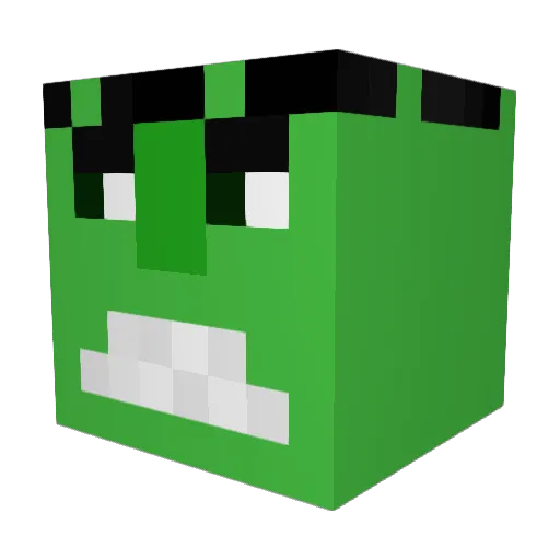 Obey_tony Minecraft avatar head, 3D render