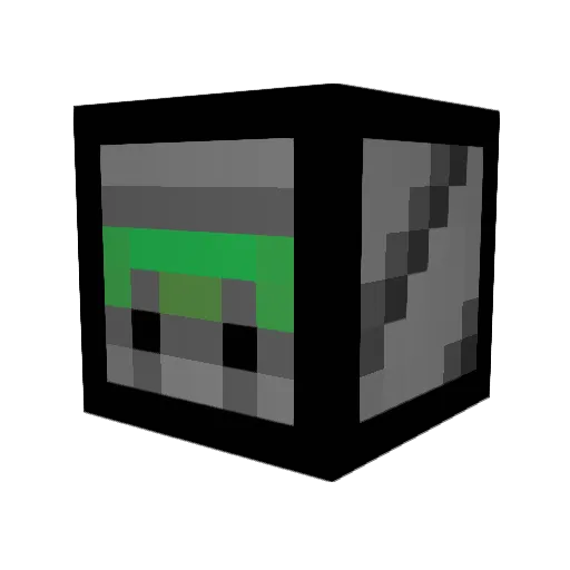 Obeya Minecraft avatar head, 3D render