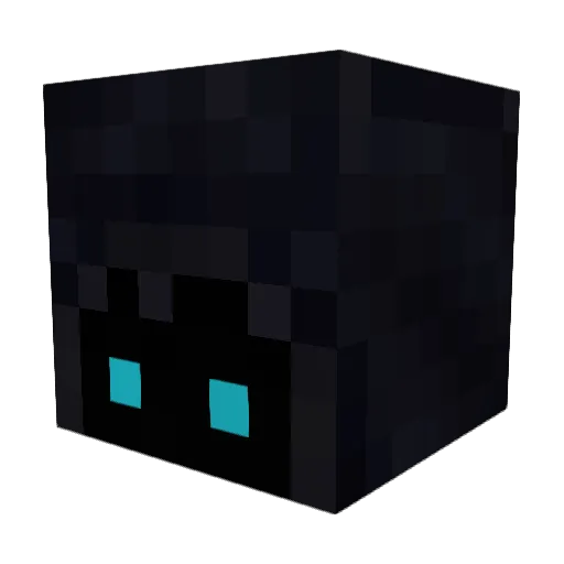 Obikazu Minecraft avatar head, 3D render