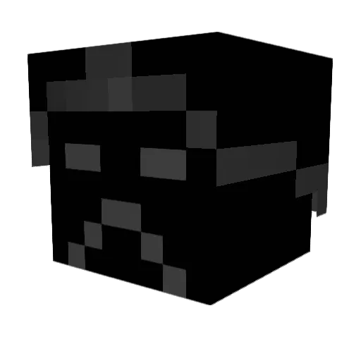 Obison Minecraft avatar head, 3D render