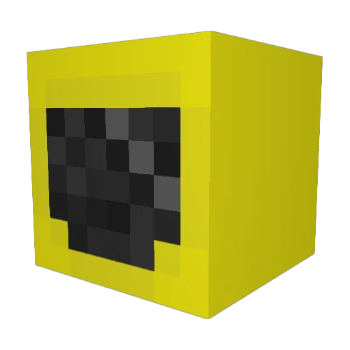 Obito1877 Minecraft avatar head, 3D render