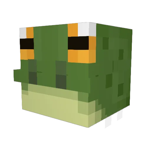 Obitox9 Minecraft avatar head, 3D render